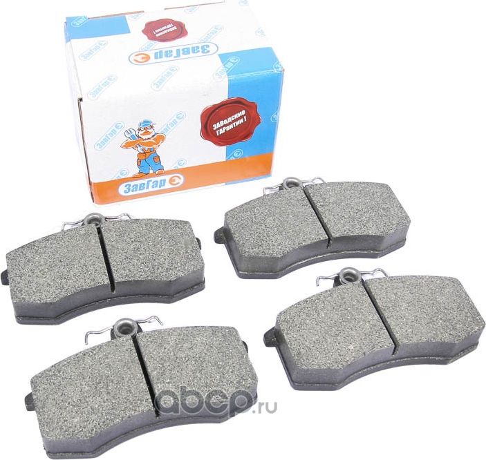 Колодки тормозные передние 2108 (к-т 4шт) ЗавГар Завгар. Артикул ZG21083501080