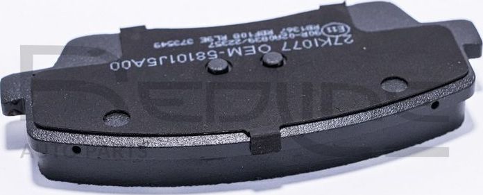 Тормозные колодки RED Line. Артикул 27KI077