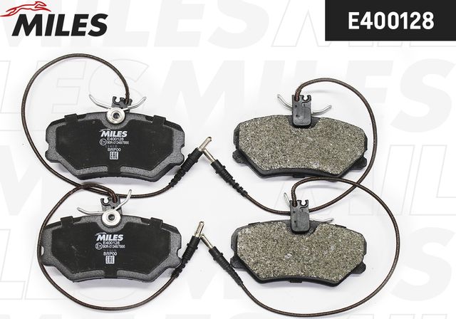 Тормозные колодки Miles (Low-Metallic) передние для Citroen ZX 1992-1997. Артикул E400128