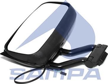 Зеркало боковое Sampa для Volvo  FH12 1993-2002. Артикул 032.302
