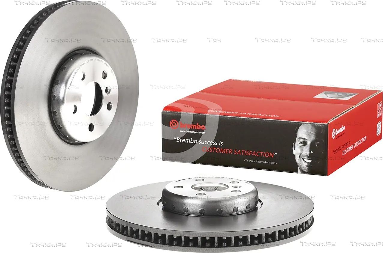 Тормозной диск Brembo PRIME LINE - Composite передний левый для BMW X6 III (G06) 2019-2026. Артикул 09.D895.13
