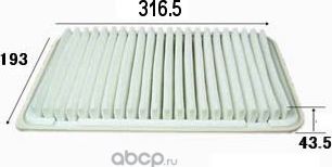 A-199 ФИЛЬТР ВОЗДУШНЫЙ2GRFE,2AZFE,1MZFE -MCU3#,#CU2#,MCR30,ACV3# 01 (VIC). Артикул A199