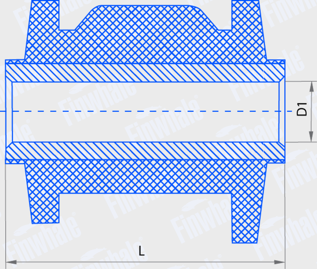 Сайлентблок заднего рычага подвески Finwhale. Артикул SB802