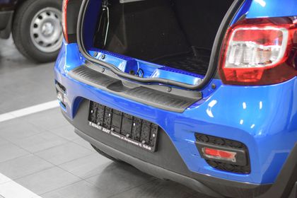 Накладка PT Group на задний бампер (ABS) для Renault Sandero II 2013-2024. Артикул 07020405