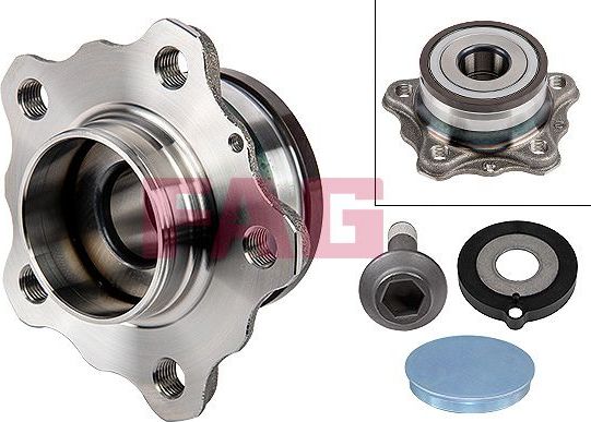 Ступица колеса с интегрированным подшипником Fag. Артикул 713 6109 20