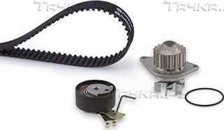 Помпа (водяной насос) с комплектом ремня ГРМ Gates PowerGrip® для Citroen C3 I 2002-2009. Артикул KP15574XS