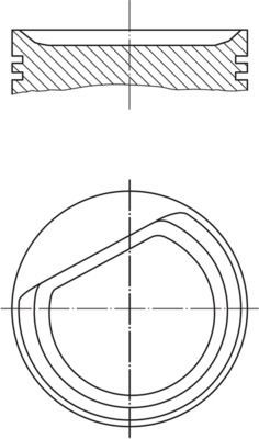 Поршень Mahle для Mercedes-Benz Vaneo 2002-2005. Артикул 001 26 01
