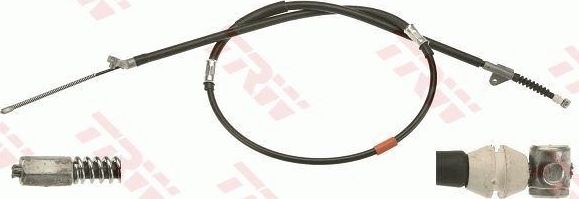 Трос ручника (тросик ручного тормоза) TRW для Toyota Avensis I 1997-2003. Артикул GCH282