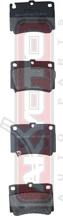 Тормозные колодки Akyoto Packing AKYOTO. Артикул AKD-1197