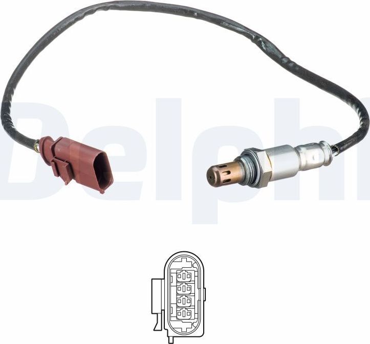 Лямбда-зонд (кислородный датчик) Delphi. Артикул ES21089-12B1