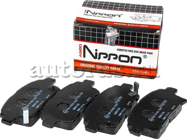 ADB 31155_колодки дисковые передние!/ Toyota Corolla 1.4/1.6 WT-i 01-02 (Allied Nippon). Артикул ADB31155