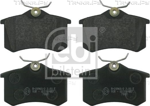 Тормозные колодки Febi Bilstein задние для Citroen C4 I 2004-2011. Артикул 16146
