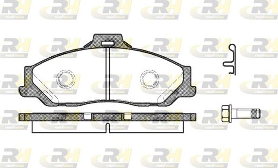 Тормозные колодки RoadHouse. Артикул 2730.01