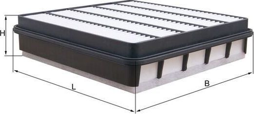Воздушный фильтр Mahle. Артикул LX 5055