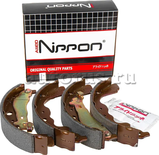 Колодки тормозные барабанные задние D=230*42мм без ABS RENAULT Logan/LADA Largus (Allied Nippon). Артикул ABS3114