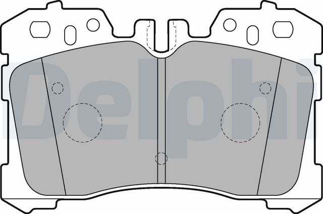 Тормозные колодки Delphi (Low-Metallic). Артикул LP2213