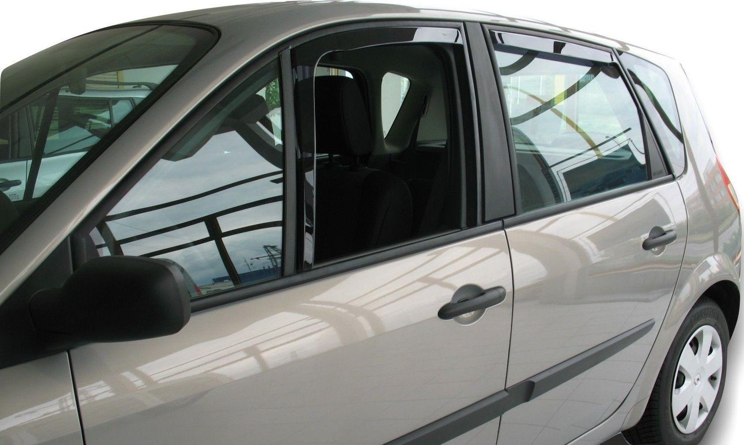 Дефлекторы Heko для окон Renault Scenic II (в т.ч. Grand) 2003-2009. Артикул 27128