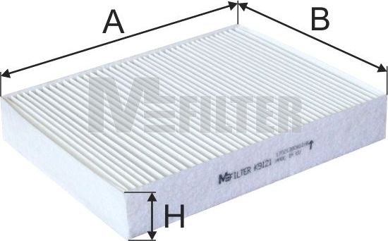 Салонный фильтр MFilter для BMW 4 F32/F33/F36 2013-2026. Артикул K 9121