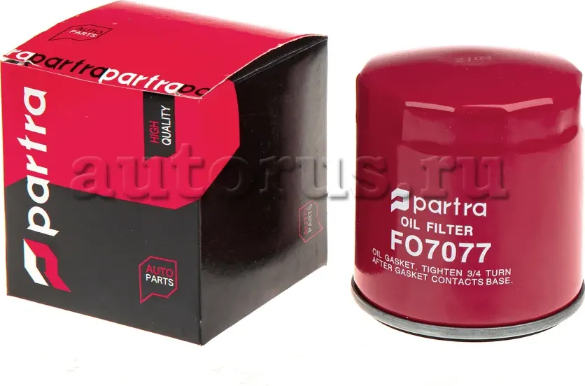 Фильтр масляный SUZUKI Grand Vitara 3.2 PARTRA FO7077 Partra. Артикул FO7077