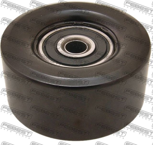 Натяжной ролик (натяжитель) приводного поликлинового ремня Febest. Артикул 0287-J10