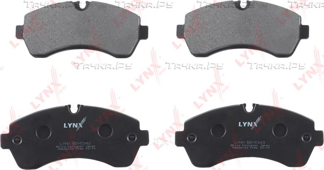 Тормозные колодки LYNXauto. Артикул BD-5343