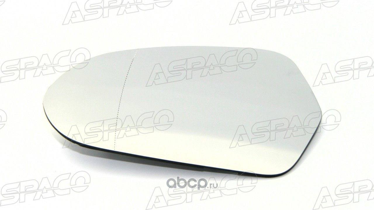 ЗЕРКАЛЬНЫЙ ЭЛЕМЕНТ ЛЕВОГО ЗЕРКАЛА ДВОЙНОЙ (L) AUDI A6 (11-15) (Aspaco). Артикул AP57535
