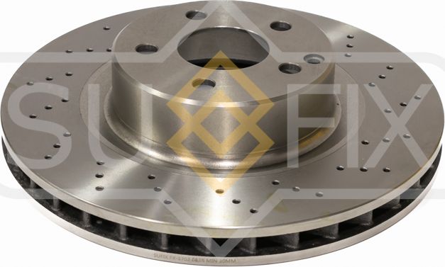Диск тормозной передний (330x32) (Sufix). Артикул FX1702