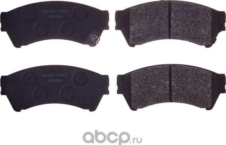 К-т торм. колодок fr mazda 6 07-> (Double Force) Double Force. Артикул DFP3501