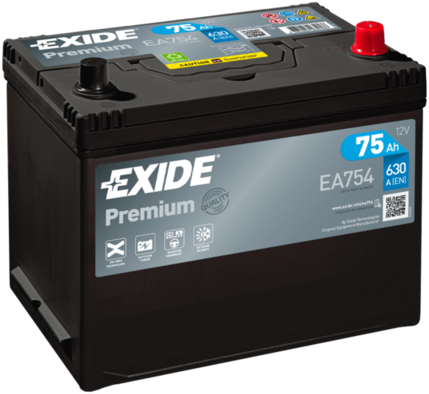 Аккумулятор Exide Premium *** для Toyota Hilux VII 2004-2015. Артикул EA754