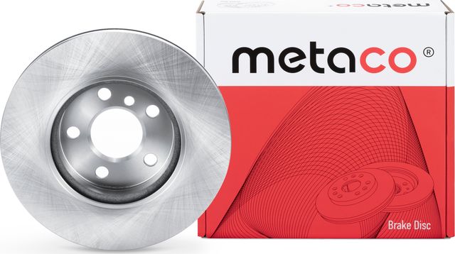 Диск тормозной передний вентилируемый (Metaco). Артикул 3050466