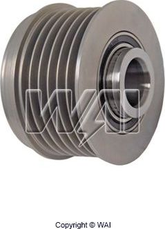 Муфта генератора обгонная WAI. Артикул 24-94299