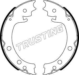 Тормозные колодки (стояночная тормозная система) Trusting. Артикул 111.253