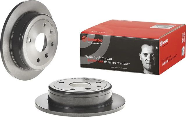 Тормозной диск Brembo UV Coated задний для Daewoo Gentra II 2013-2015. Артикул 08.A872.11