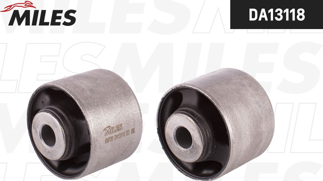 Сайлентблок задней балки Miles (резина/металл). Артикул DA13118