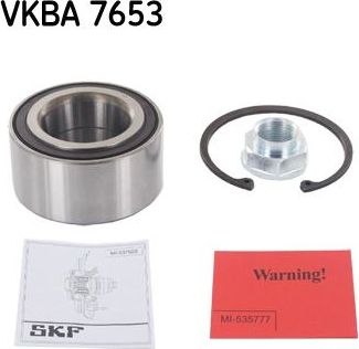 Ступичный подшипник (комплект) SKF. Артикул VKBA 7653