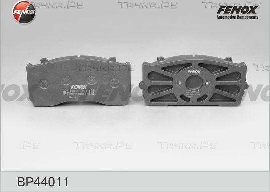 Тормозные колодки Fenox передние/задние для MAN L2000 1993-2006. Артикул BP44011