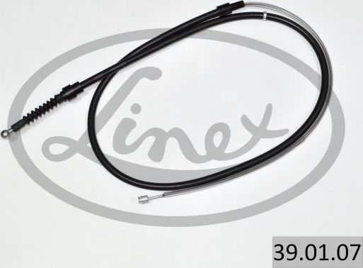 Трос ручника (тросик ручного тормоза) Linex. Артикул 39.01.07