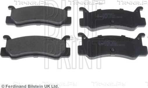 Тормозные колодки Blue Print задние для Mazda 323 III (BF) 1985-1993. Артикул ADM54247