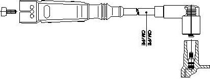Высоковольтные провода (провода зажигания) Bremi. Артикул 111/40
