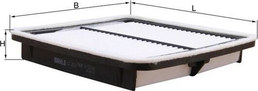 Воздушный фильтр Mahle-Knecht. Артикул LX 2672