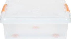 Короб для хранения Iris Ohyama THIN BOX 35л, Прозрачный. Артикул UG-475O