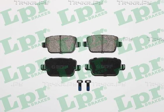 Тормозные колодки LPR задние для Volvo V70 III 2007-2015. Артикул 05P1272