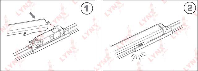 Щетки стеклоочистителя (дворники) LYNXauto. Артикул XF6038T