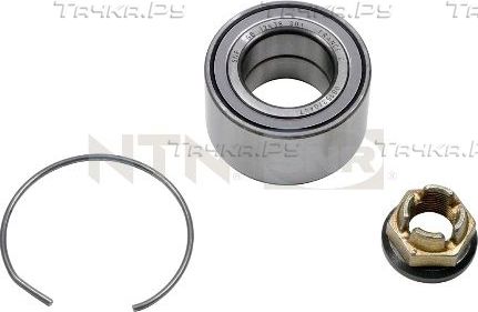 Ступичный подшипник (комплект) NTN / SNR передний для Renault Symbol ll 2008-2013. Артикул R155.32