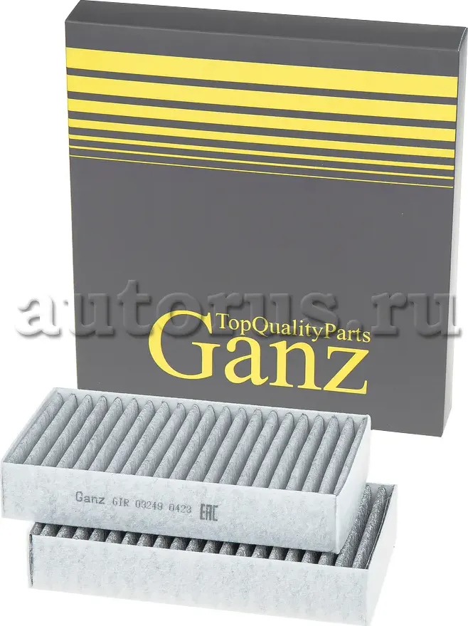 Фильтр салонный (компл.2шт.) (Ganz). Артикул GIR03249
