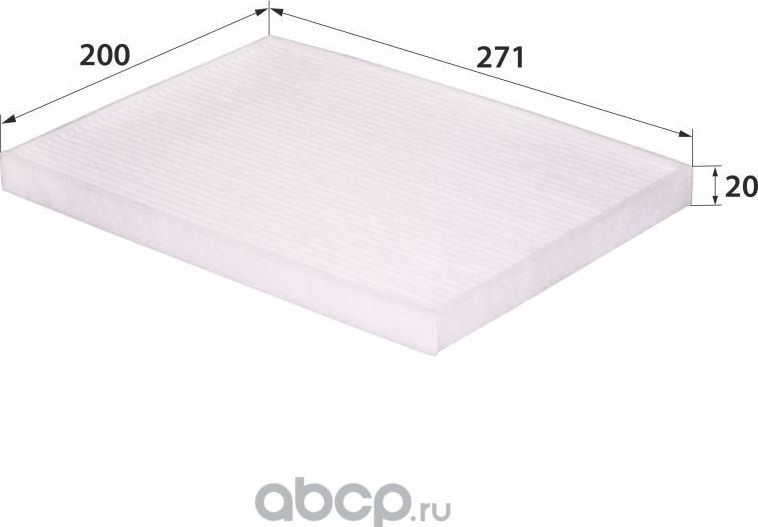 Фильтр салона (RB-Exide). Артикул AC092