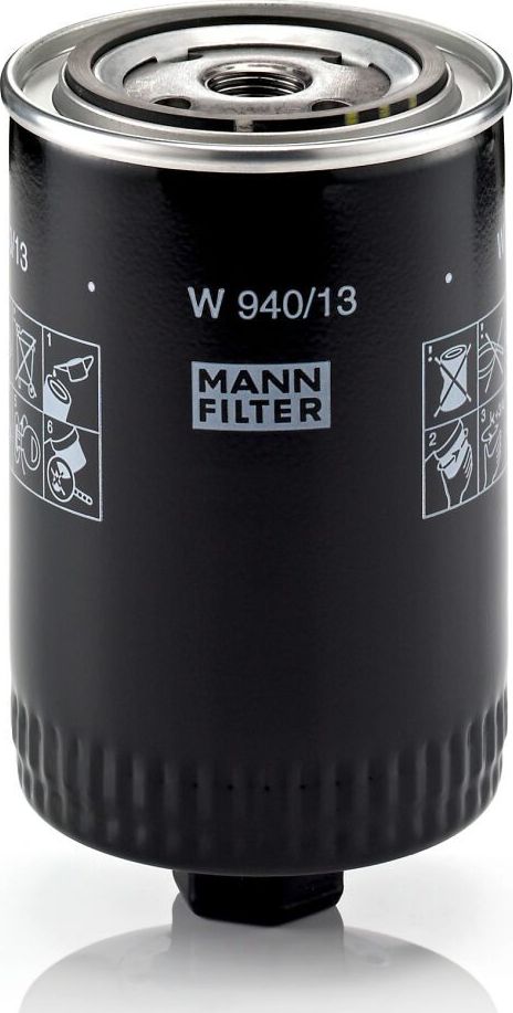 Масляный фильтр Mann-Filter. Артикул W 940/13