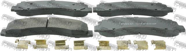 Тормозные колодки Febest передние для Ford F-150 XIII 2014-2018. Артикул 2101-F150V2F