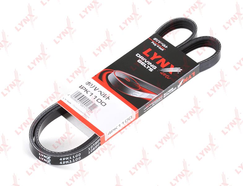 Приводной ремень поликлиновой LYNXauto. Артикул 4PK1100