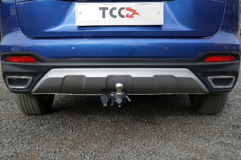 Фаркоп ТСС под американский квадрат для GAC GS5 1.5T 2WD 2020-2026. Артикул TCU00378